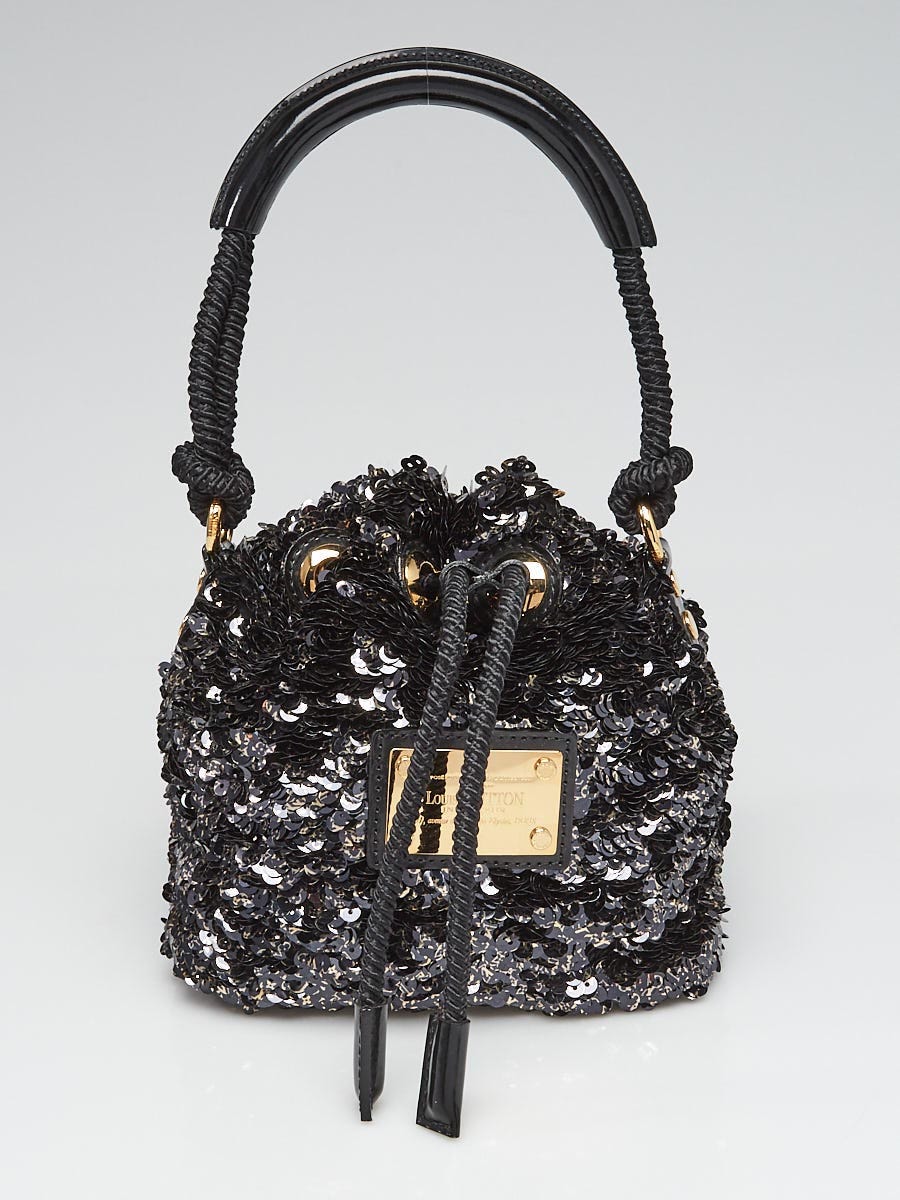 Louis Vuitton Limited Edition Black Mini Noe Rococo Bag - Yoogi's Closet
