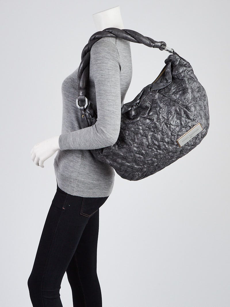 LOUIS VUITTON Olympe Nimbus PM Grey Hobo Shoulder Bag - Limited Edition
