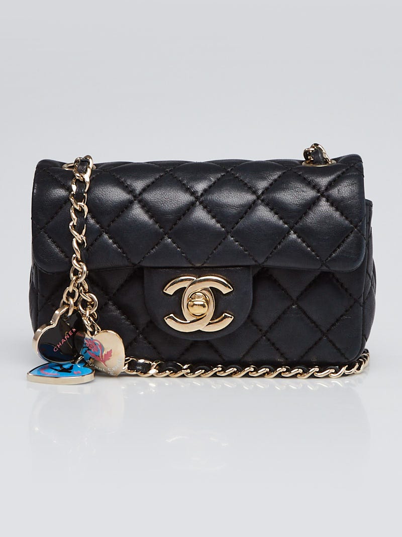 Chanel Limited Edition Navy Blue Quilted Lambskin Leather