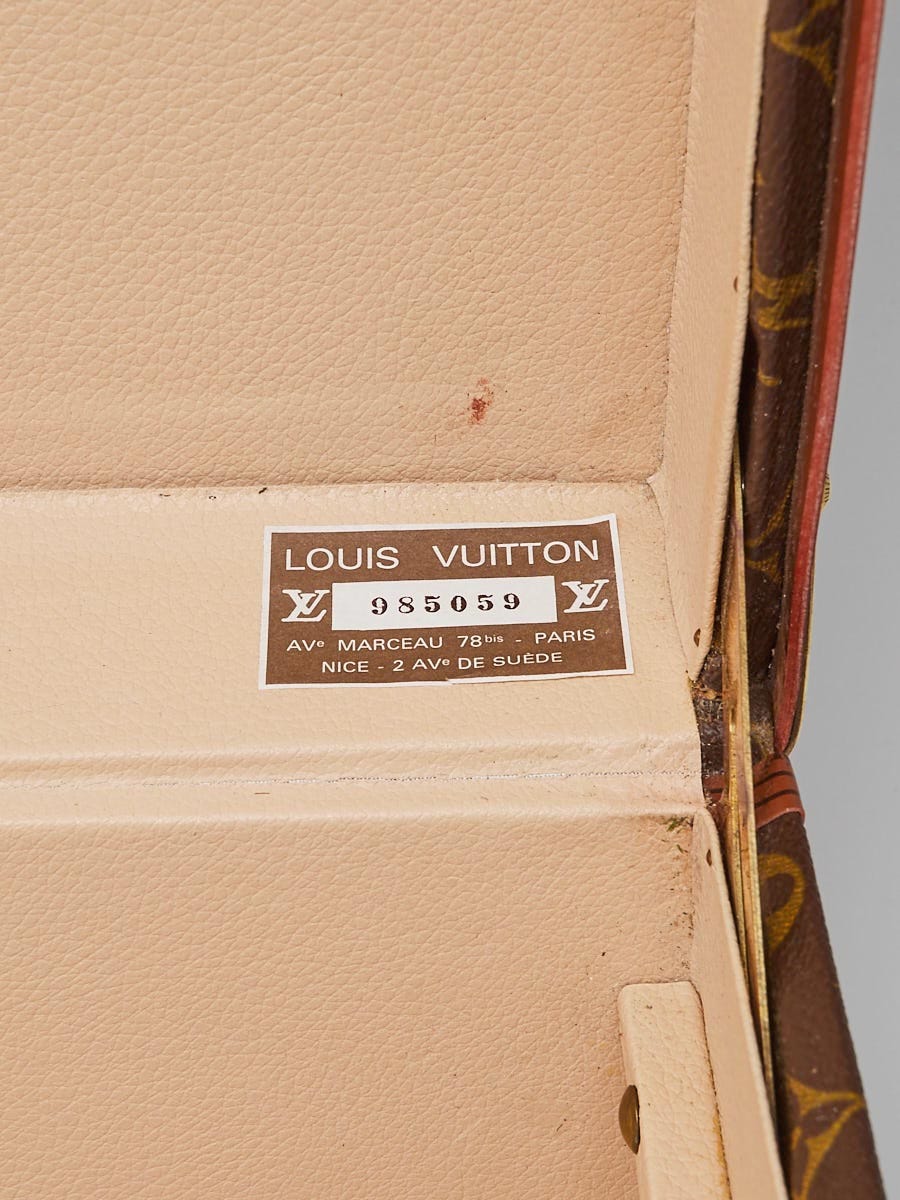 Louis Vuitton Red Epi Leather Alzer 65 Hardside Trunk