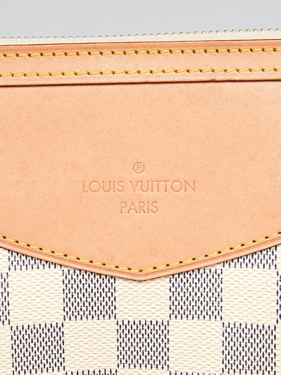 Replica Louis Vuitton Daily Pouch In Damier Azur Canvas N60260