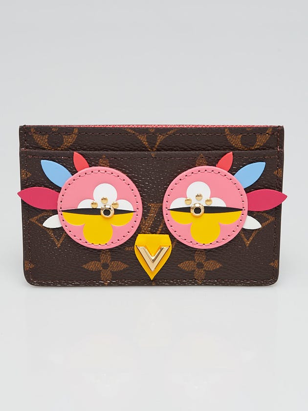 Louis Vuitton Monogram Canvas Owl Card Holder