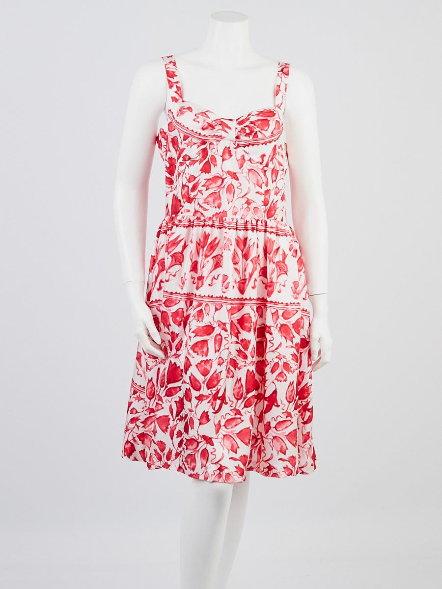 Chanel - Authenticated Dress - Cotton Pink for Women, Very Good Condition