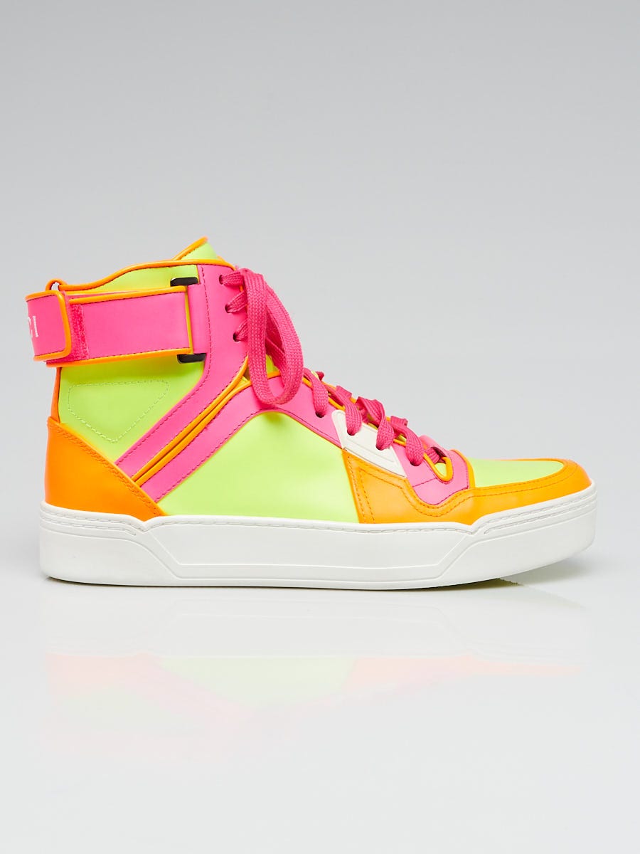 Gucci hot sale neon sneakers