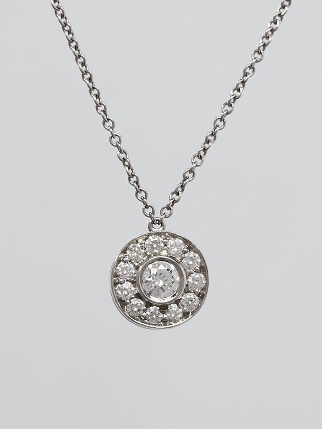 Tiffany & Co. Platinum and Diamond Circlet Pendant