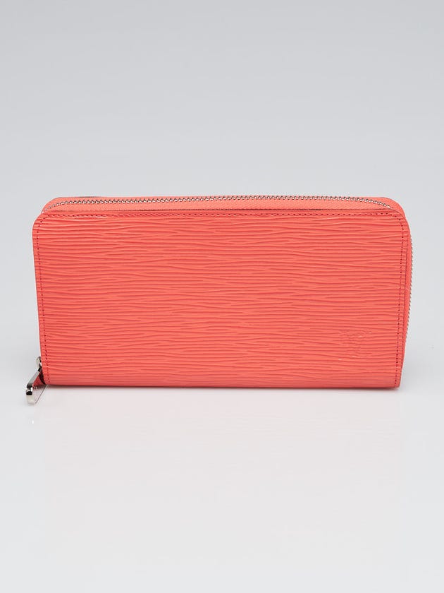 Louis Vuitton Poppy Epi Leather Zippy Wallet