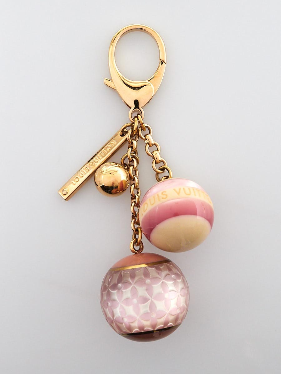 Louis Vuitton Pink/Lavender Resin Monogram Mini Lin Key Holder and Bag  Charm - Yoogi's Closet