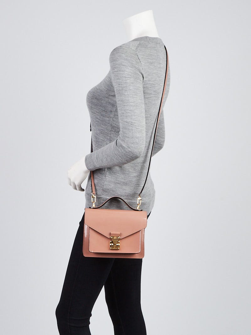 Louis Vuitton Rose Velours Vernis Leather Monceau BB Bag - Yoogi's Closet