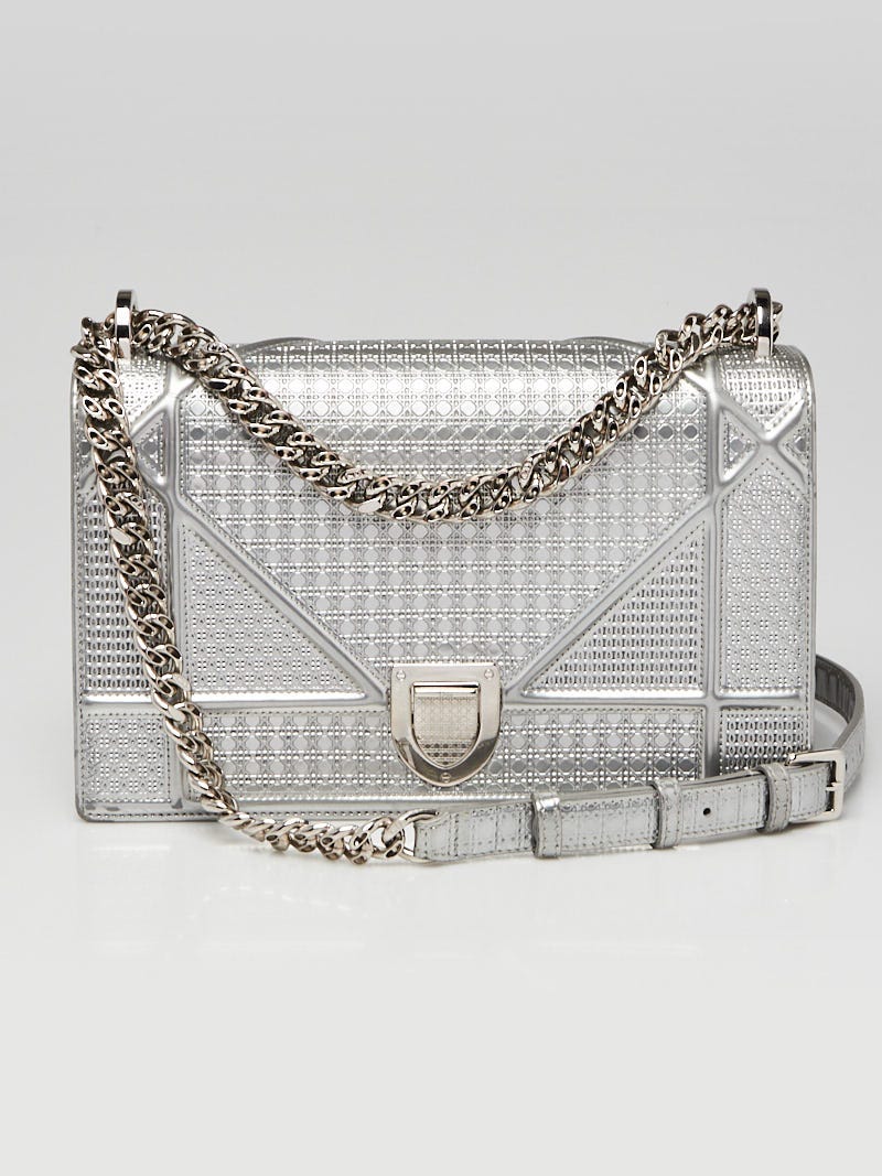 Christian dior clearance silver bag