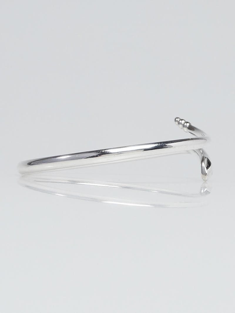 Elsa Peretti® Snake bangle in sterling silver, small.