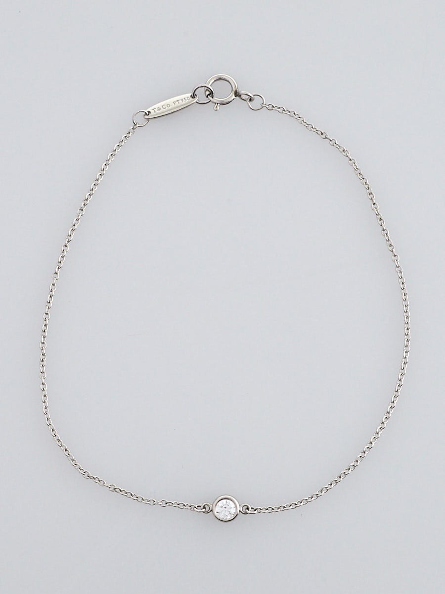 Tiffany & Co. Platinum and Diamond Elsa Peretti Diamonds by the Yard Bracelet