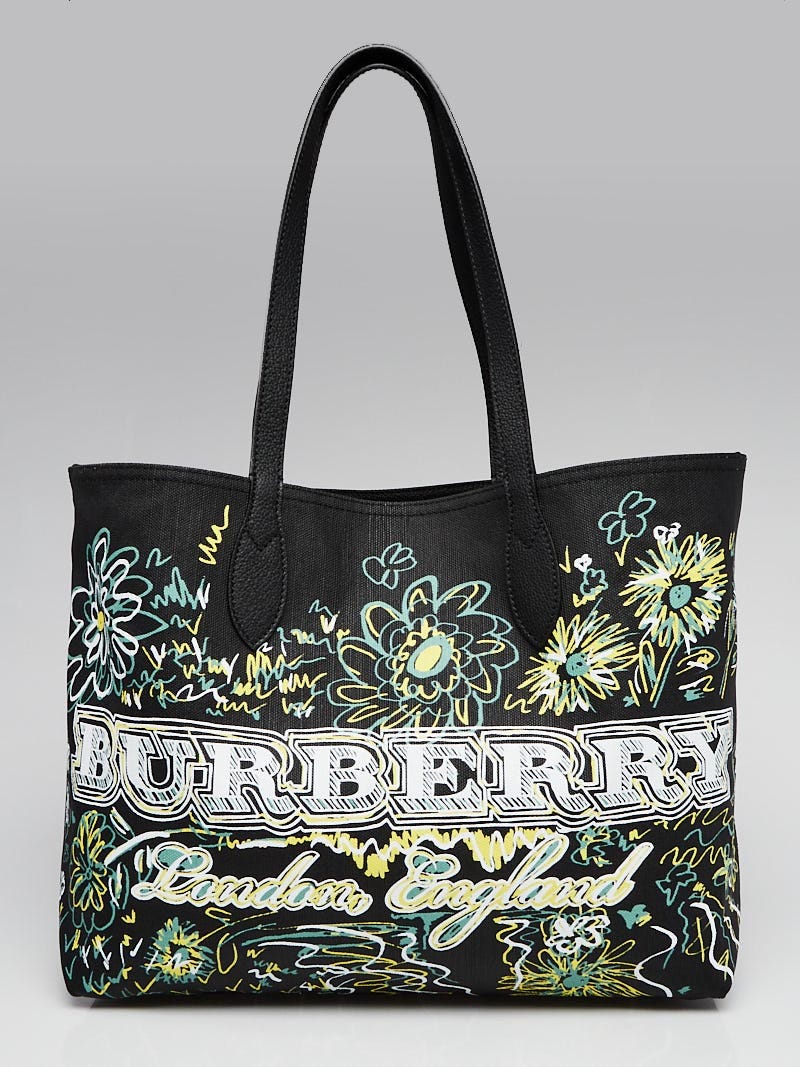 Burberry reversible sales doodle tote