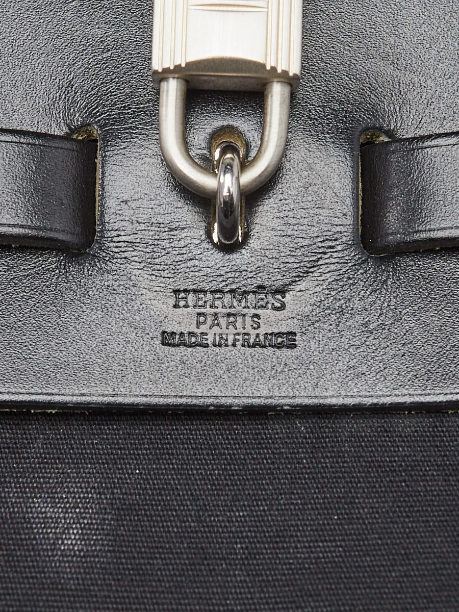 Hermès Herbag Sac A Dos 2-in-1 871871 Brown Coated Canvas Backpack