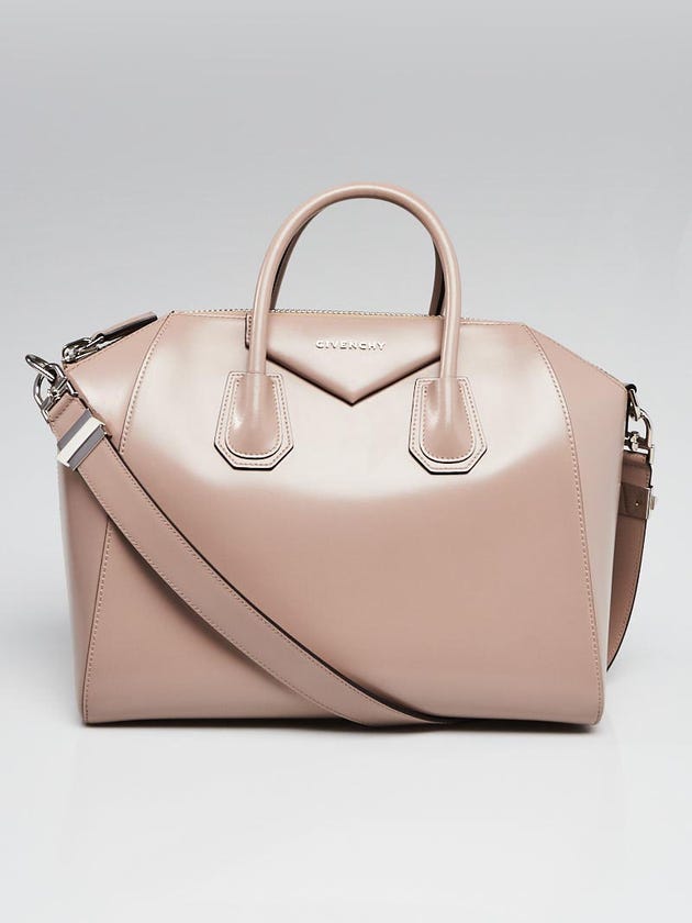 Givenchy Taupe Calfskin Leather Medium Antigona Bag