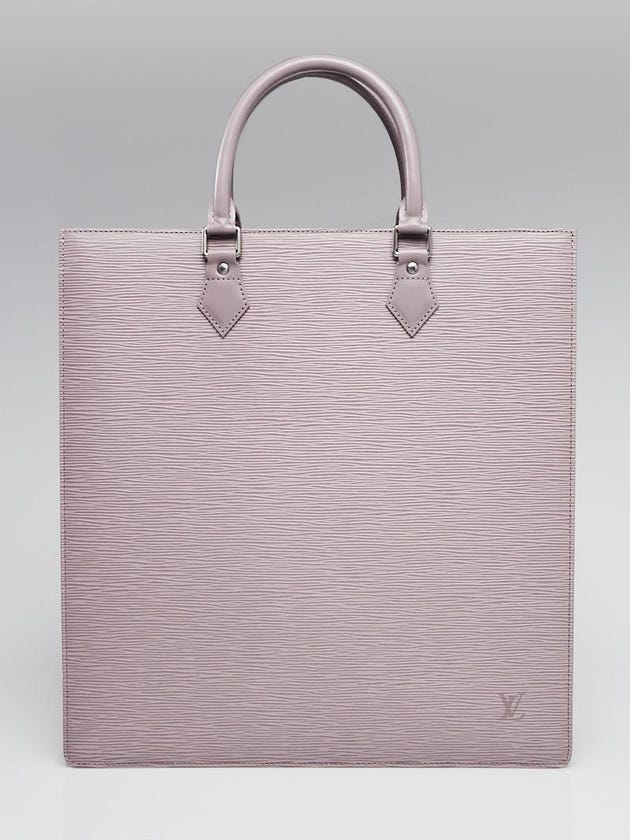Louis Vuitton Lilac Epi Leather Sac Plat GM Bag