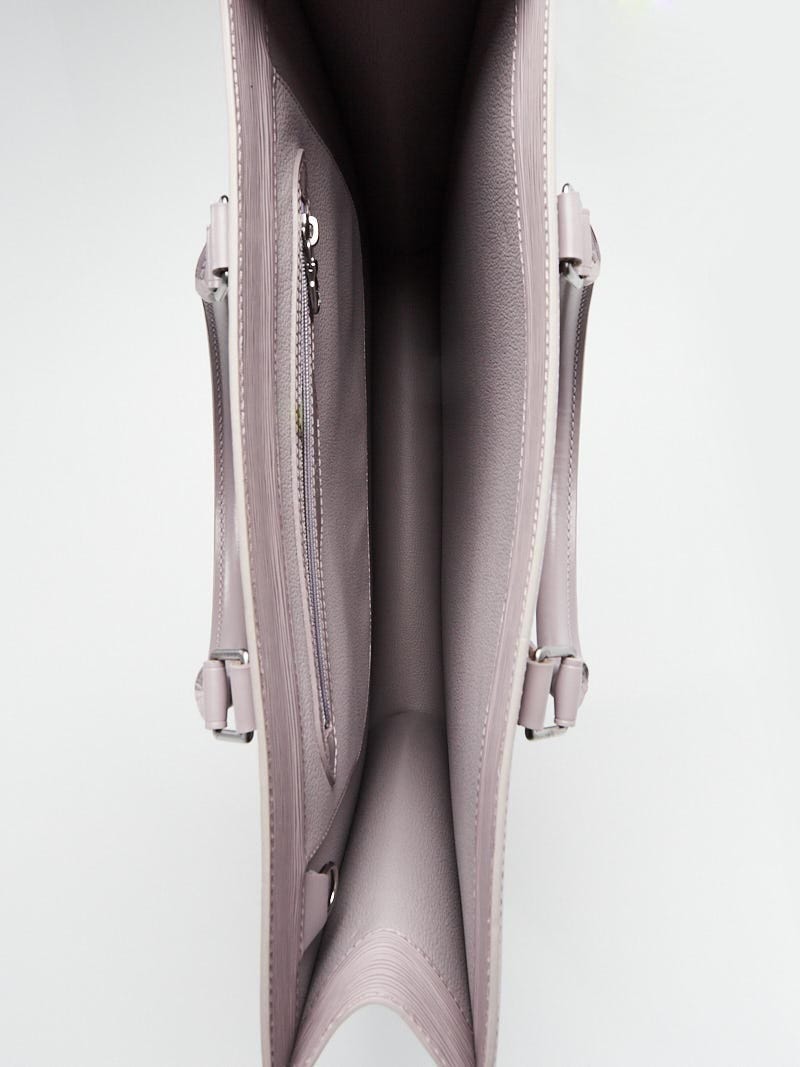 Louis Vuitton Lilac Epi Leather Sac Plat GM Bag - Yoogi's Closet