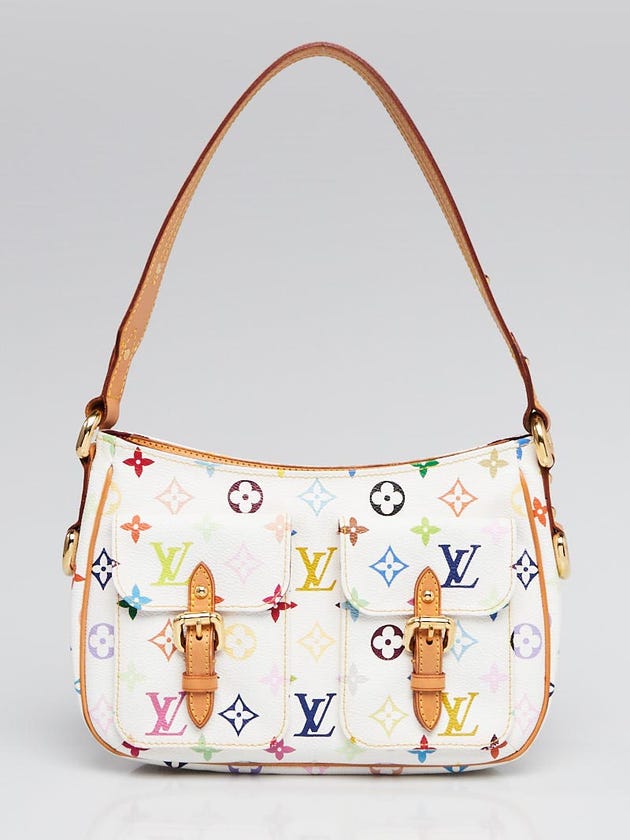 Louis Vuitton White Monogram Multicolore Lodge PM Bag