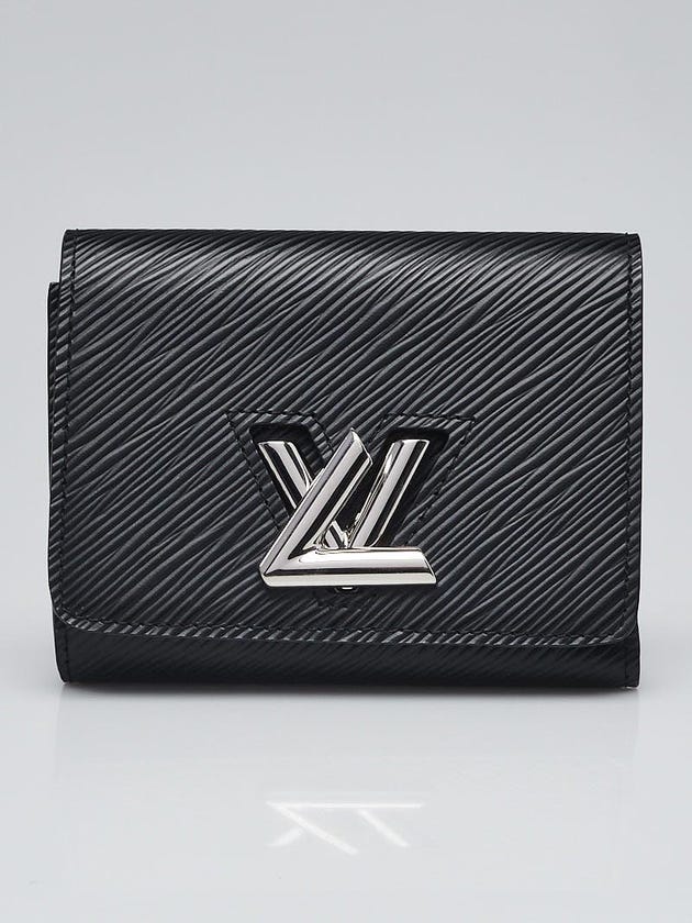 Louis Vuitton Black Epi Leather Twist Compact Wallet