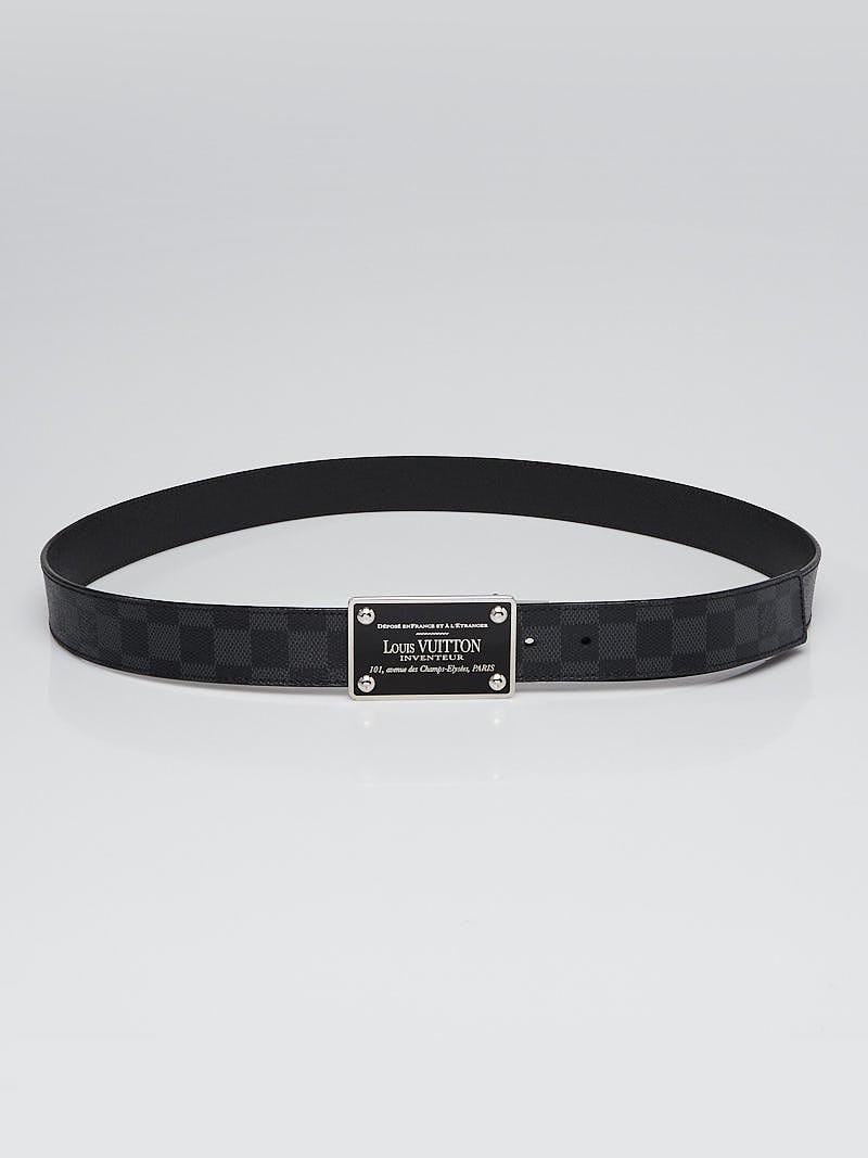 LV Damier Graphite belt, Men's Fashion, Watches & Accessories