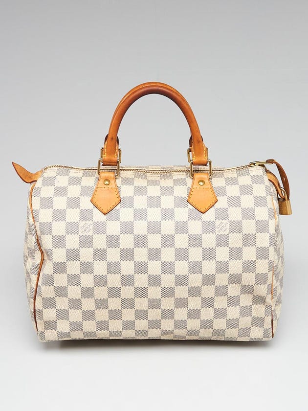 Louis Vuitton Damier Azur Canvas Speedy 30 Bag