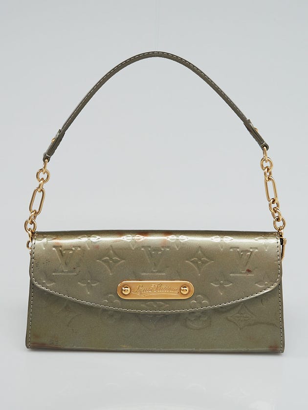Louis Vuitton Gris Art Deco Monogram Vernis Sunset Boulevard Bag