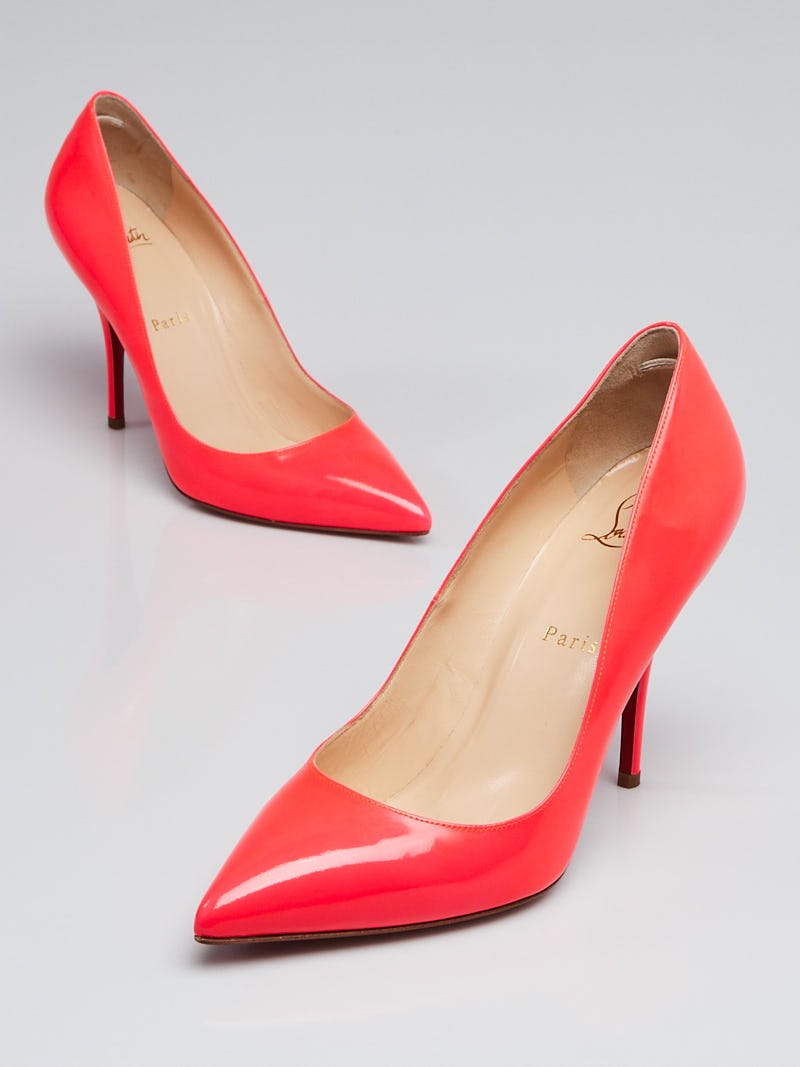 Christian louboutin neon outlet pumps