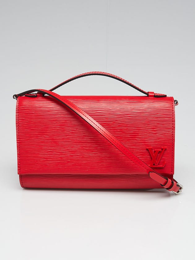 Louis Vuitton Coquelicot Epi Leather Clery Pochette Bag