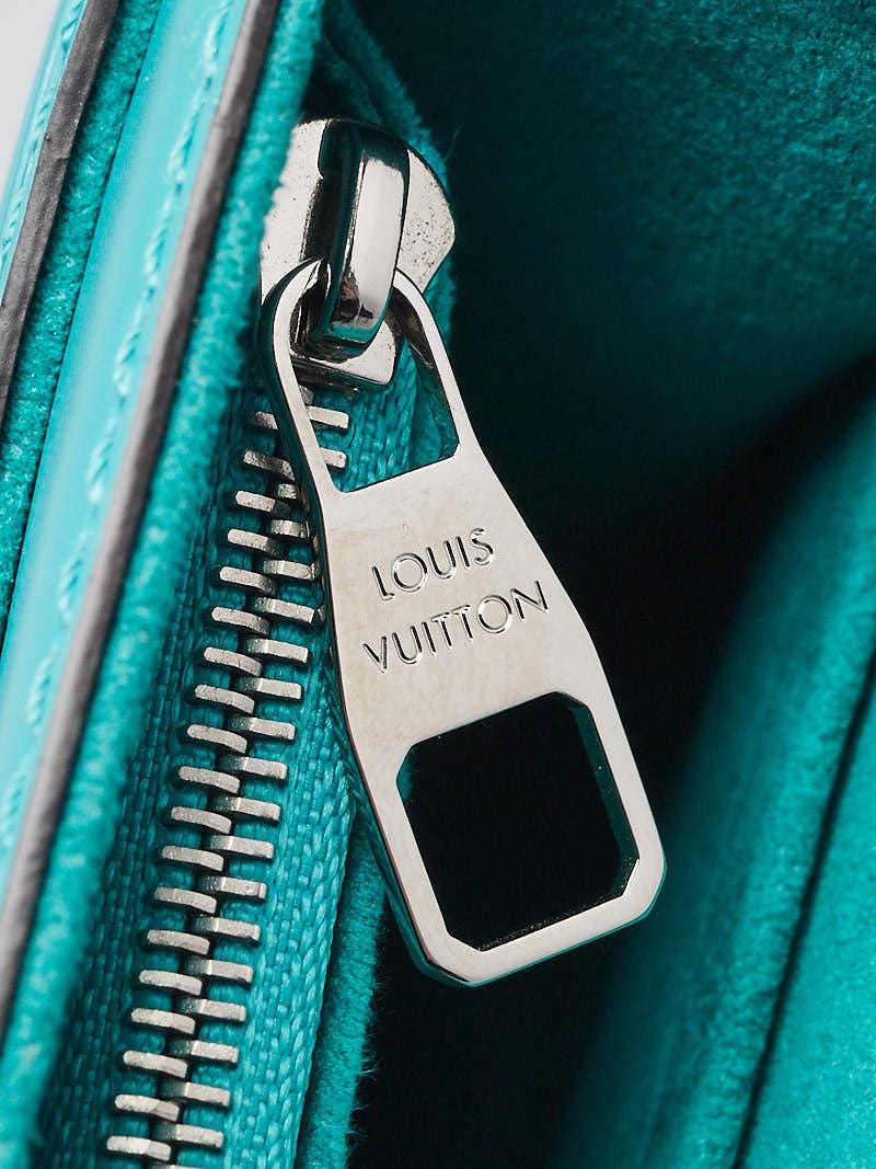 Louis Vuitton Turquoise Epi Leather Zippy Wallet - Yoogi's Closet