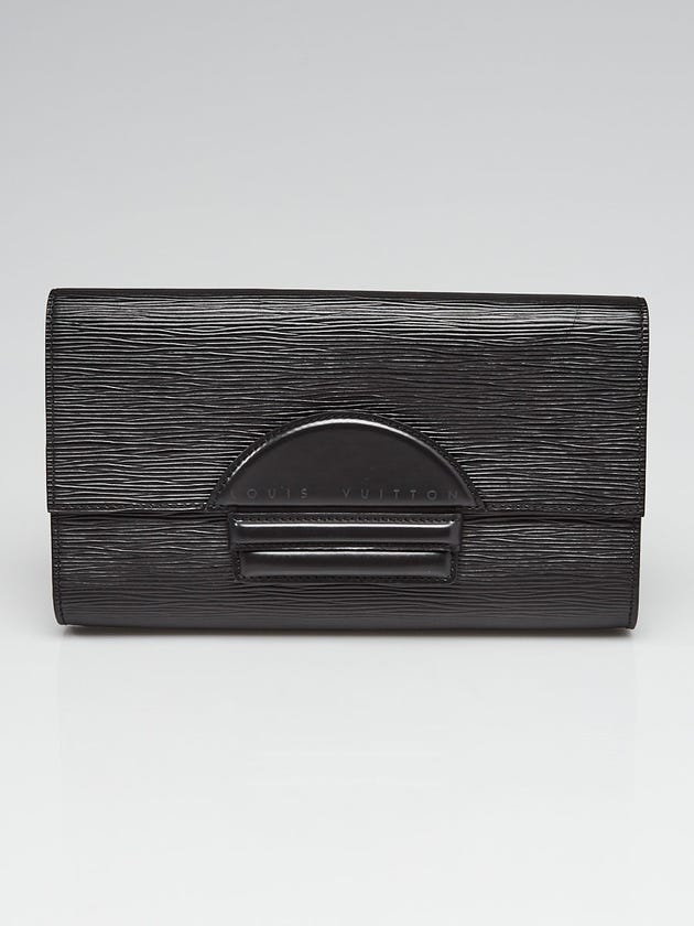Louis Vuitton Vintage Black Epi Leather Chaillot Clutch Bag