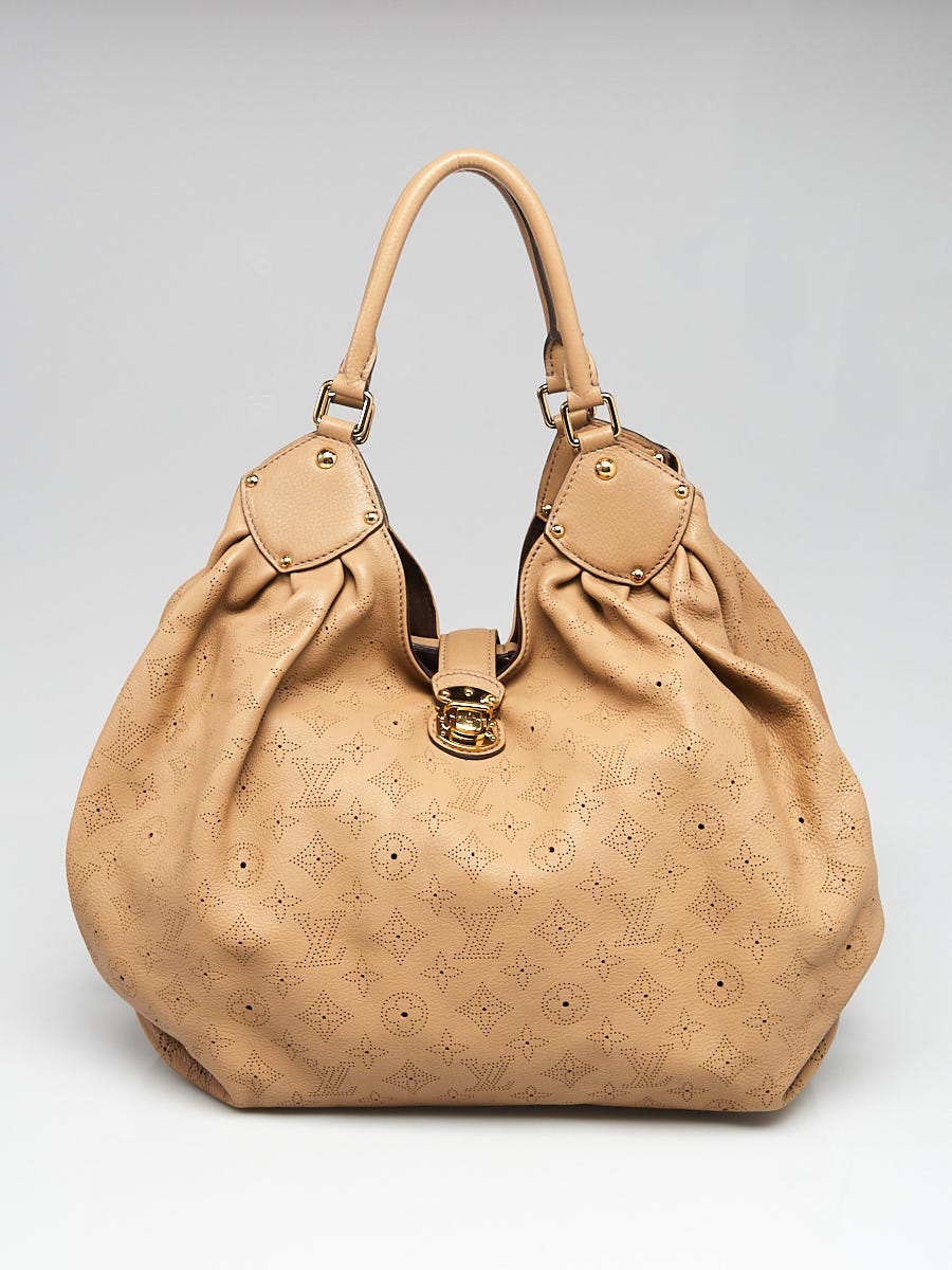 Louis Vuitton Biscuit Monogram Mahina Leather L Bag in 2023
