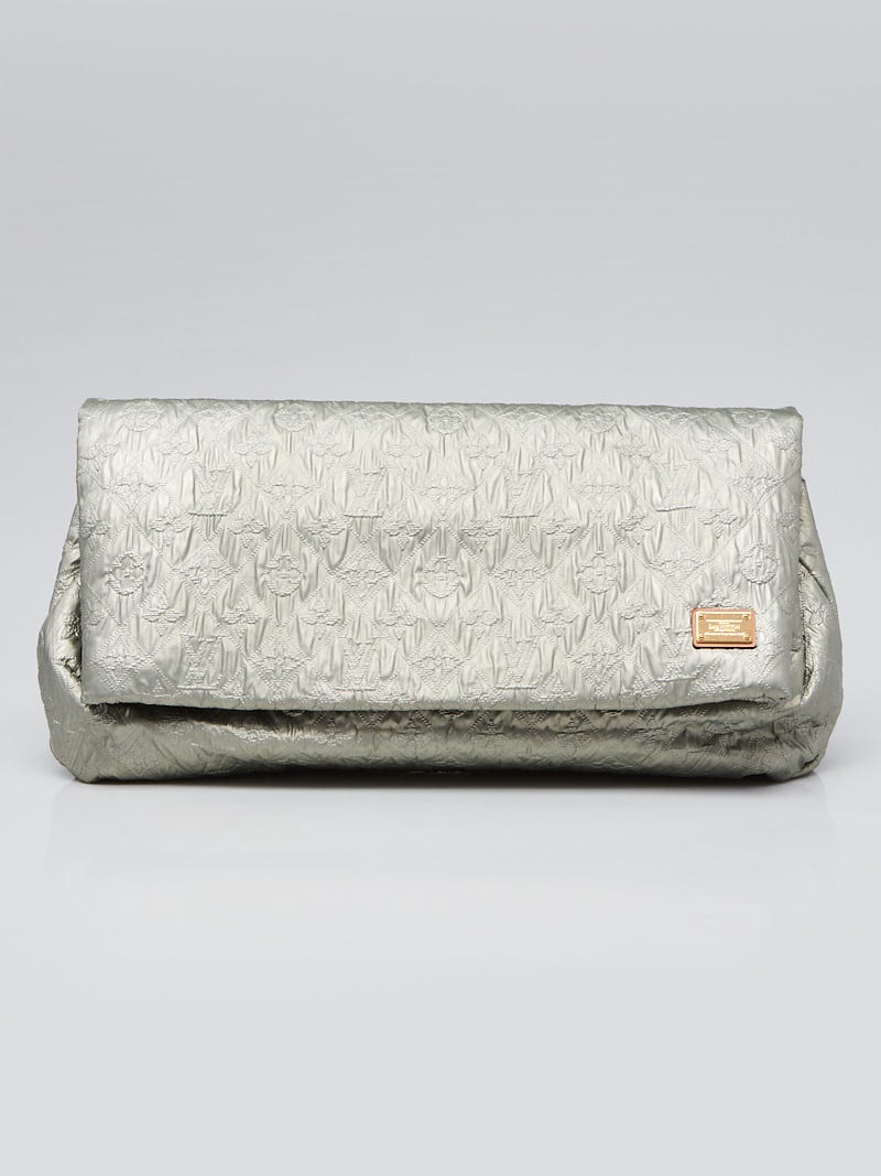 NEW LOUIS VUITTON SILVER LIMELIGHT CLUTCH BAG LIMITED
