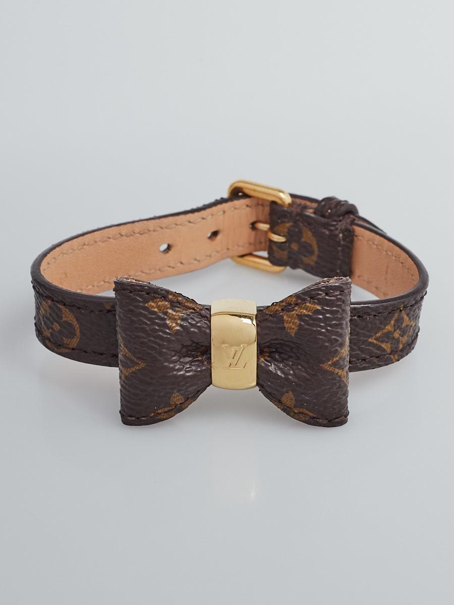 Louis Vuitton Monogram Canvas Favourit Bow Bracelet Size 17 - Yoogi's Closet