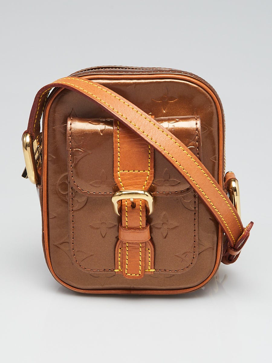 Louis Vuitton Bronze Monogram Vernis Christie MM Messenger Bag - Yoogi's  Closet