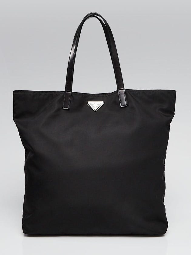 Prada Black Nylon and Leather Tote Bag BR4263