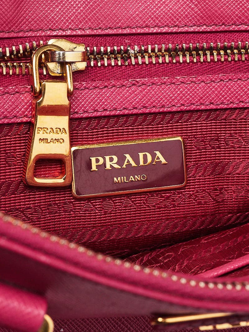 Prada BN2316 Mini Saffiano Lux Tote Bag 迷你斜背包綠