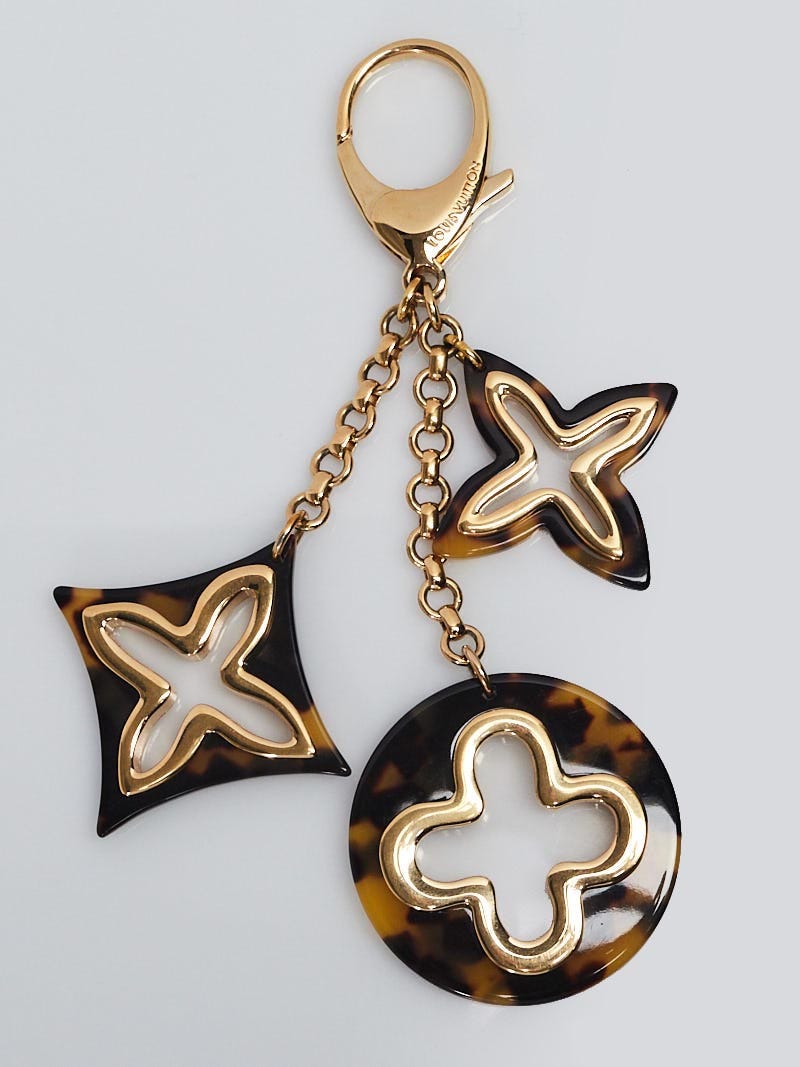 Louis Vuitton Resin Insolence Bag Charm Gold