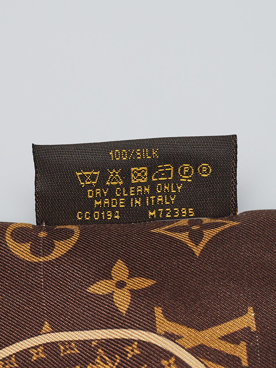 Louis Vuitton Monogram Trunks Silk Bandeau Scarf - Yoogi's Closet