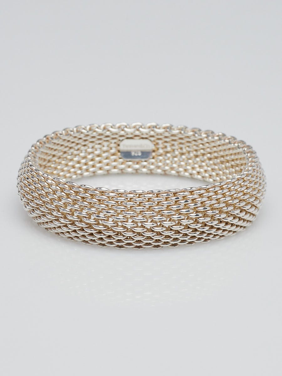 Tiffany & Co. Sterling Silver Somerset Mesh Bracelet