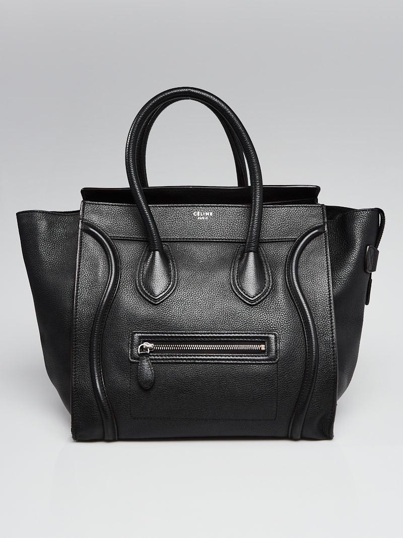 Celine mini luggage hot sale tote black