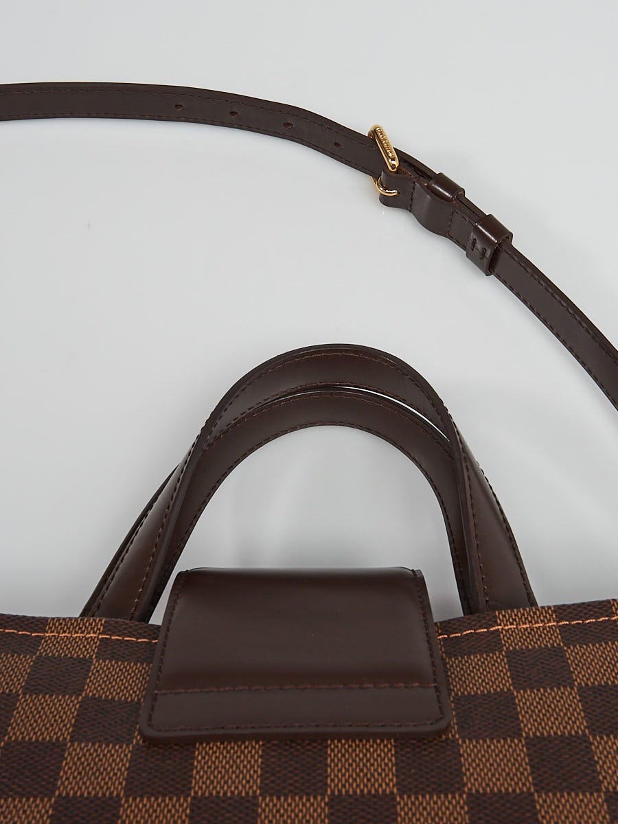 Louis Vuitton Damier Ebene Canvas Cabas Rosebery Bag at 1stDibs