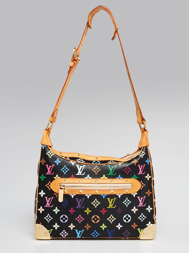 Louis Vuitton Black Monogram Multicolore Boulogne Bag