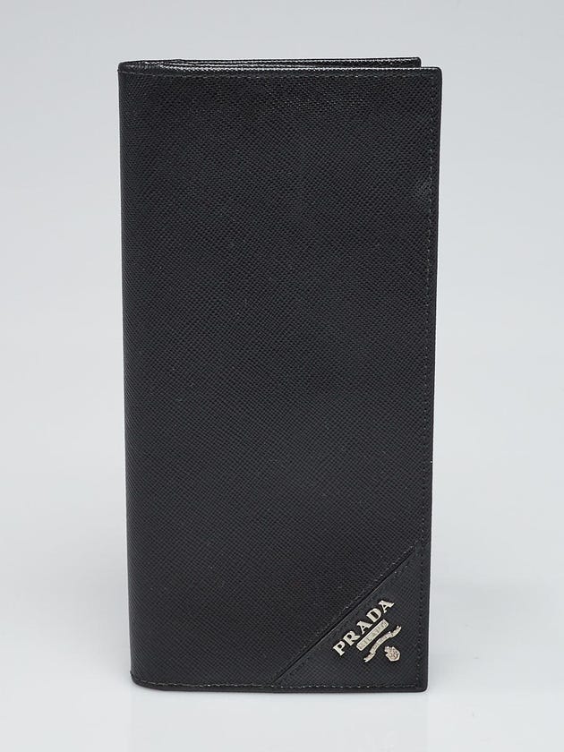 Prada Black Saffiano Leather Long Wallet 2M0836
