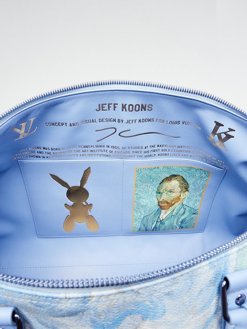 Louis Vuitton Keepall Bandouliere 50 Masters Jeff Koons Van Gogh