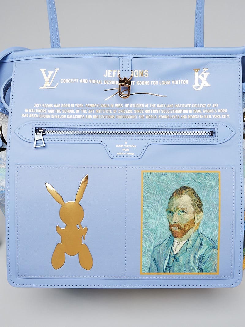 Louis Vuitton Limited Edition Coated Canvas Jeff Koons Van Gogh Neverfull  MM Bag - Yoogi's Closet