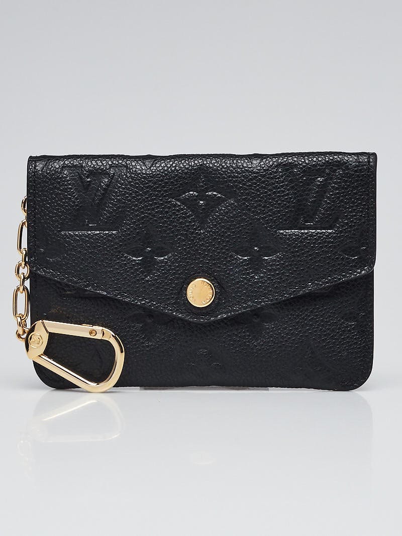 Accessories, Louis Vuitton Leather Monogram Empreinte Wallet Key Pouch  Black Noir