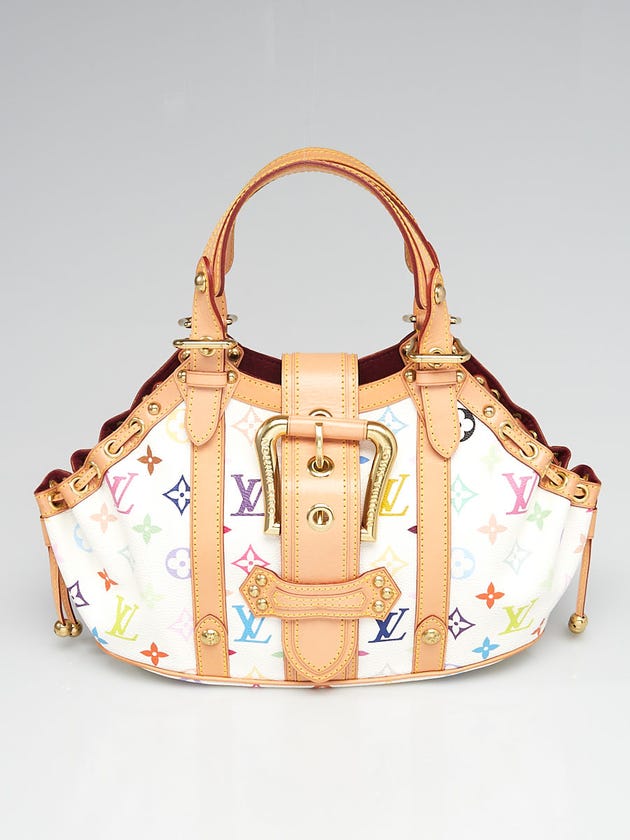 Louis Vuitton White Monogram Multicolore Theda PM Bag