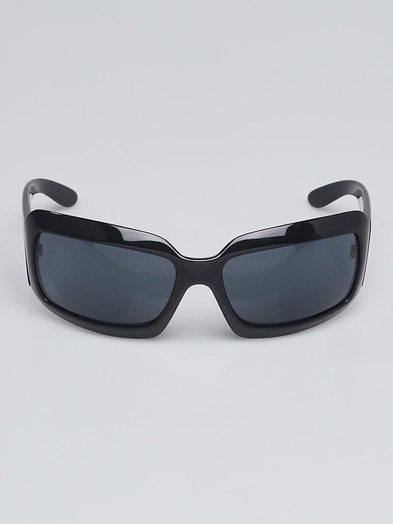 Chanel Black Frame CC Mother of Pearl Sunglasses- 5076-H | Yoogi's