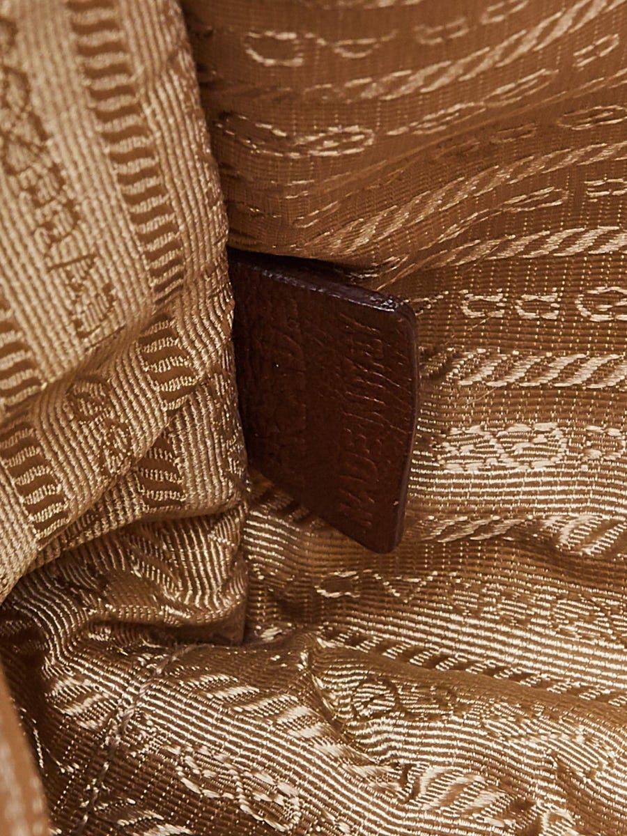 Prada Noce Nappa Leather Fringe Large Tote Bag BN1509 | Yoogi's Closet