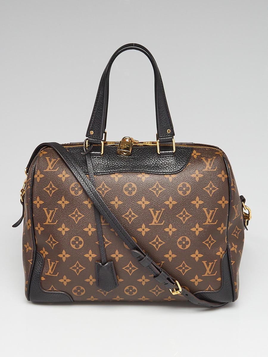 LOUIS VUITTON Retiro NM Monogram Canvas 2Way Shoulder Bag Black