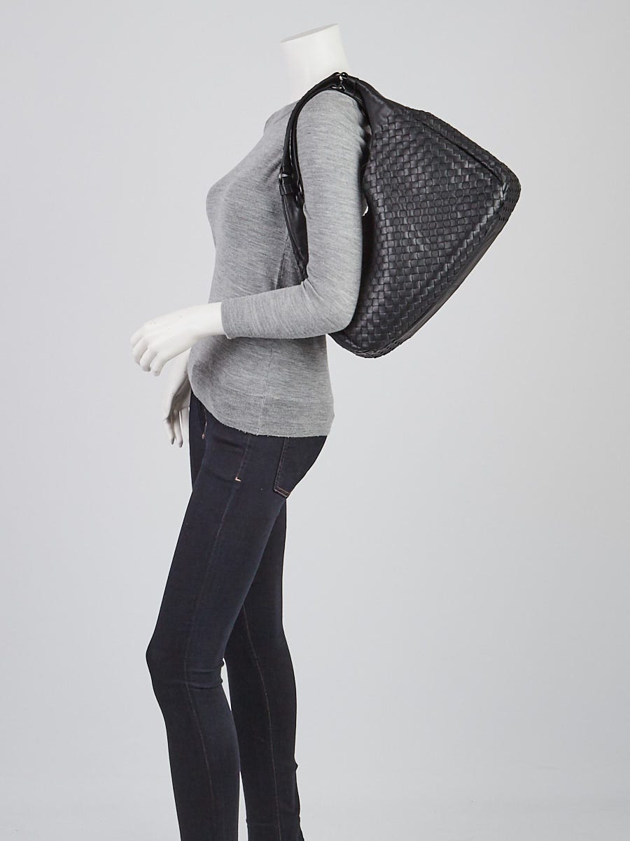 バッグ BOTTEGA VENETA Intrecciato Campana Bag BOTTEGA VENETA Campana intrecciato leather shoulder bag